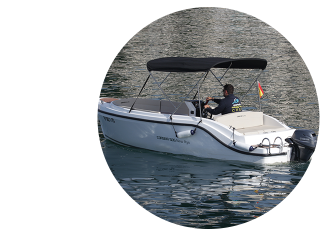 corsiva-505-tender Corsiva 5050 tender barco para alquilar en Marbella