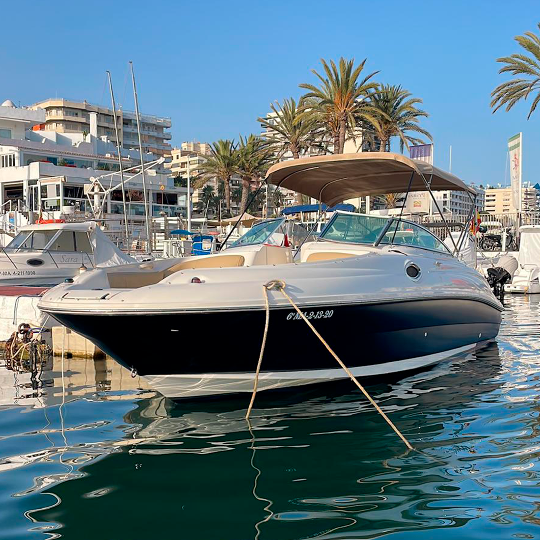Barco para alquilar con patrón en Marbella SEA RAY